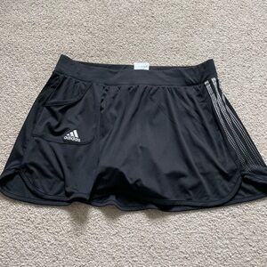 Black Adidas Tennis Skirt